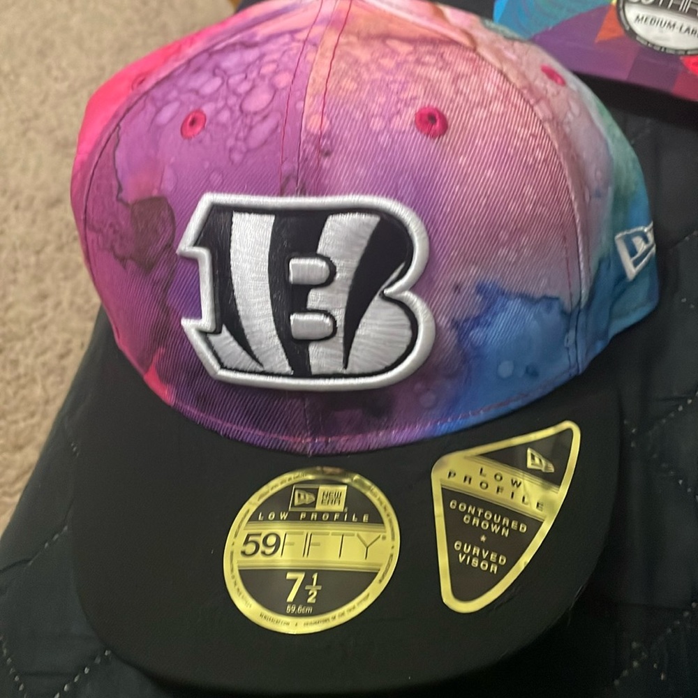 Cincinnati Bengals crucial catch hat. Size 7 1/2 59fifty. NWT